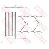 Set accesorii, placute frana TOYOTA HILUX II pick-up (LN8, RN5, LN6, YN6, YN5, LN5, RN6) (1983 - 2005) TRW PFK290