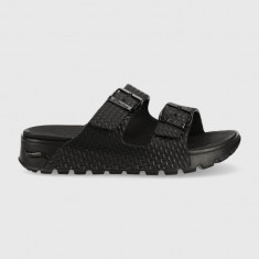 Skechers papuci femei, culoarea negru