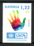 SLOVENIA 2020 A 75-A ANIVERSARE A ONU, Nestampilat