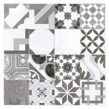 Gresie interior baie / bucatarie Mosaico, 45 x 45 cm, mata, gri