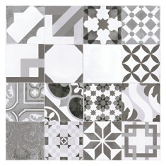 Gresie interior baie / bucatarie Mosaico, 45 x 45 cm, mata, gri foto