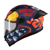 Cumpara ieftin Casca integrala Axxis Fenix Angry Face C5 rosu mat
