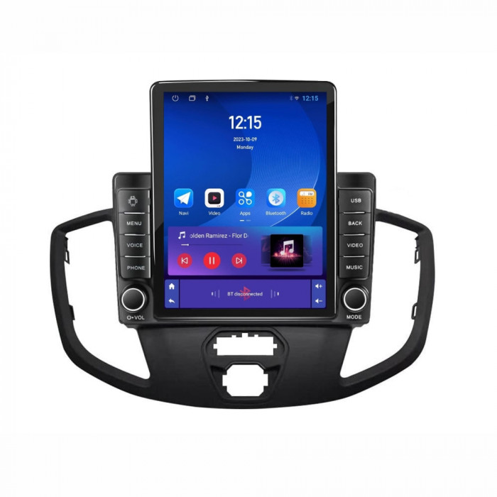 Navigatie dedicata cu Android Ford Transit 2014 - 2020, 1GB RAM, Radio GPS Dual