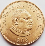 113 Tonga 2 Pa&#039;anga 1968 Contramarca Investiture 1971 (tiraj 3.000) km 40, Australia si Oceania