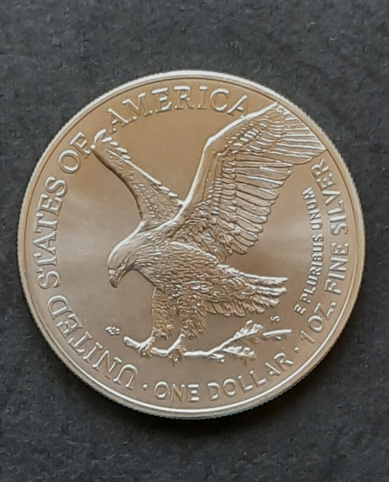 1 Dollar &quot;Silver Eagle&quot; New Reverse, 2021, U.S.A. - A 3024