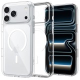 Husa MagSafe pentru Apple iPhone 18 Pro / 17 Pro, Tech-Protect, Flexair Hybrid CC, Transparenta