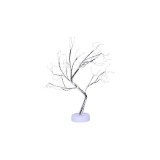 Lampa decorativă LED eMazing cu alimentare USB și baterii, Model Arbore din cupru, Multicolor