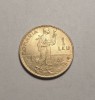 Moneda 1 Leu 1914 Carol I UNC Argint