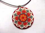 colier de lemn cu mandala 47260