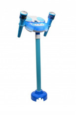 Microfon de jucarie pentru copii cu sunete, lumini si amplificator de voce, karaoke - 6806L foto