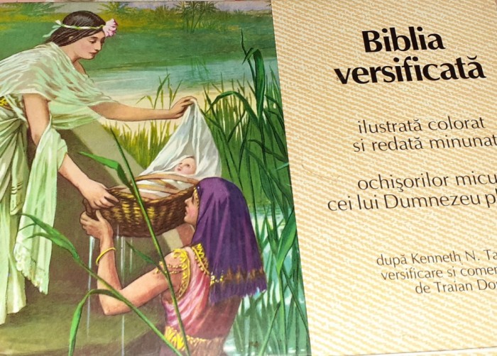 BIBLIA VERSIFICATA , ILUSTRATA COLORAT SI REDATA MINUNAT OCHISORILOR MICUTI CEI LUI DUMNEZEU PLACUTI 1999