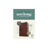 NLT Compact Giant Print Bible, Filament Enabled Edition (Red Letter, Leatherlike, Mahogany Celtic Cross, Indexed)