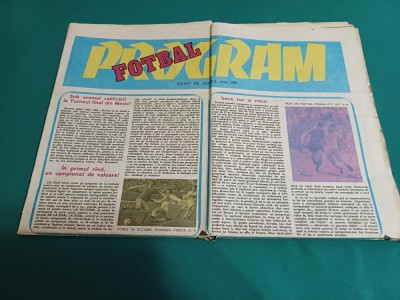 PROGRAM FOTBAL 1985 * 27 foto