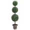 vidaXL Plantă artificială cimișir cu ghiveci verde 118cm formă minge 336511