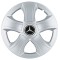 Set 4 Capace Roti Bis Gri R15, pentru Mercedes-Benz