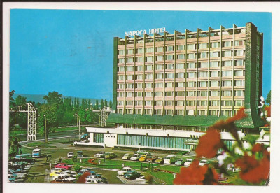 Carte Postala veche Romania - Cluj - Hotel Napoca , Circulata 1976 foto