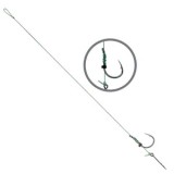 Carlige Legate Carp Zoom Power Feeder KO.1 Nr.10, Fir Textil 0.18mm, 10cm, 5buc/plic