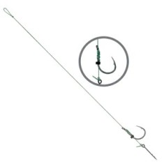 Carlige Legate Carp Zoom Power Feeder KO.1 Nr.12, Fir Textil 0.18mm, 10cm, 5buc/plic