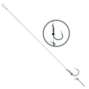 Carlige Legate Carp Zoom Power Feeder KO.1 Nr.12, Fir Textil 0.18mm, 10cm, 5buc/plic foto