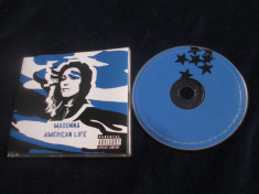 madonna - American Life _ maxi single,cd _ Maverick (2003 , UK ) foto