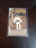 Carte postala ilustrata , barbat in costum popular - necirculata