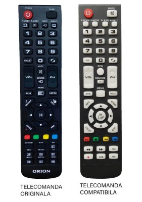 Telecomanda inlocuitoare compatibila TV Orion Vortex LCD cod ER 1185 /MFY 1175 (409-1) foto