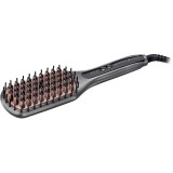 Perie electrica de indreptat parul Remington Keratin Protect CB7480, 230&deg;C, invelis ceramic, Argintiu