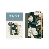KJV Personal Size Giant Print Bible, Filament Enabled (Leatherlike, Magnolia Sage Green, Indexed, Red Letter)