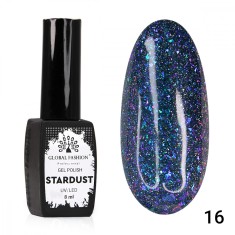 Oja semipermanenta Stardust, reflectorizant, Global Fashion 8ml, 16