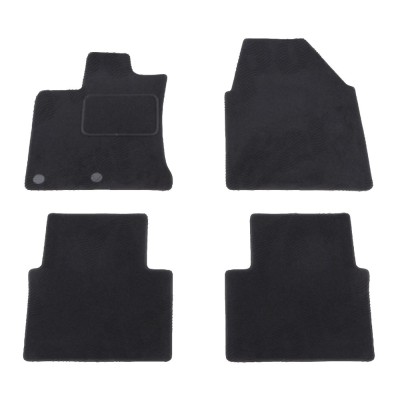 Set covorase auto mocheta Velor NISSAN QASHQAI (J10), 03.2007-05.2014, negru, 5 locuri, foto