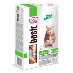 Hrana de baza pentru hamsteri Lolo Pets, 500 g