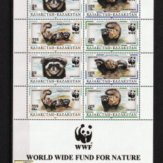 Kazahstan, 1997 | Dihorul Pătat - Animale protejate - WWF | Bloc M/S - MNH | aph