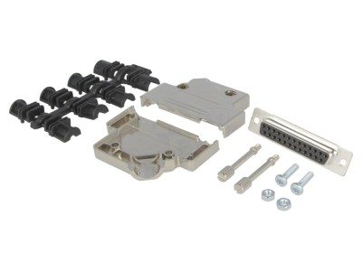 Conector D-Sub 25 pini mamă, pe cablu foto