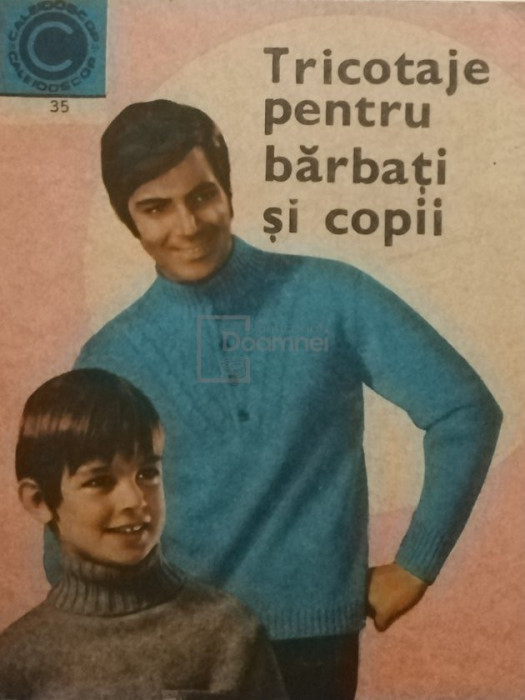 Kehaia Ciresica - Tricotaje pentru barbati si copii (editia 1971)