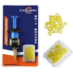 Dispozitiv Aplicare Inel Silicon Colmic Bait Bander + Mix 30 Inele Silicon 4-6-8mm foto