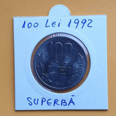 100 Lei 1992 moneda SUPERBA in stare foarte buna