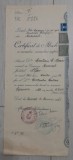 1939 Certif COSTOIU Ioan Bucuresti, semnat ministru, Liceul Titu Maiorescu D1