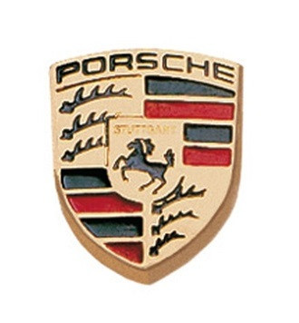 Insigna Crest Oe Porsche Essential 13MM Metal Auriu WAP10705010 foto