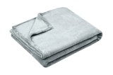 Cumpara ieftin Patura Doudou 130x160cm, Culoare Gri Perla, 100% Poliester