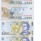 Romania 1 000 1000 Lei 1998 P-106 UNC Mihai Eminescu,x2 SERIE CONSECUTIVA