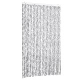 Cumpara ieftin Perdea de insecte gri deschis &amp; gri inchis 118x220 cm chenille