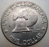 1.594 USA SUA EISENHOWER BICENTENNIAL LIBERTY BELL 1 ONE DOLLAR 1976, America de Nord