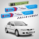 Cumpara ieftin Ștergătoare Mitsubishi Carisma Hatchback (DA_) 1995-2003 | Set Față și Spate Flat Premium &ndash; TeamCar&reg;