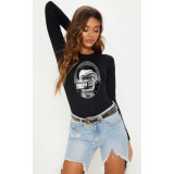 Bluza dama neagra - Dali - The Watcher - L