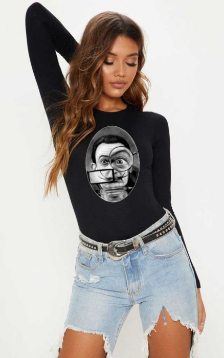 Bluza dama neagra - Dali - The Watcher - L
