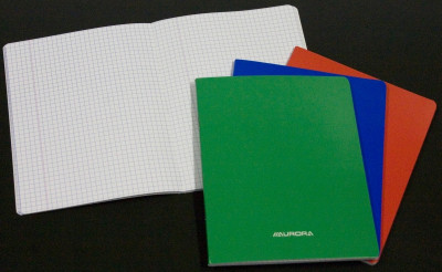 Caiet A5, 36 File - 80g/mp, Liniat Stanga, Coperta Carton Laminat, Aurora - Matematica foto