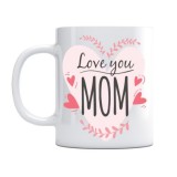 Cana alba personalizata &quot;Te iubesc mama&quot;, INOVATIX&reg;. 330ml