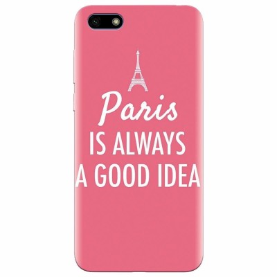 Husa silicon pentru Huawei Y5 Prime 2018, Paris Is Always A Good Idea foto