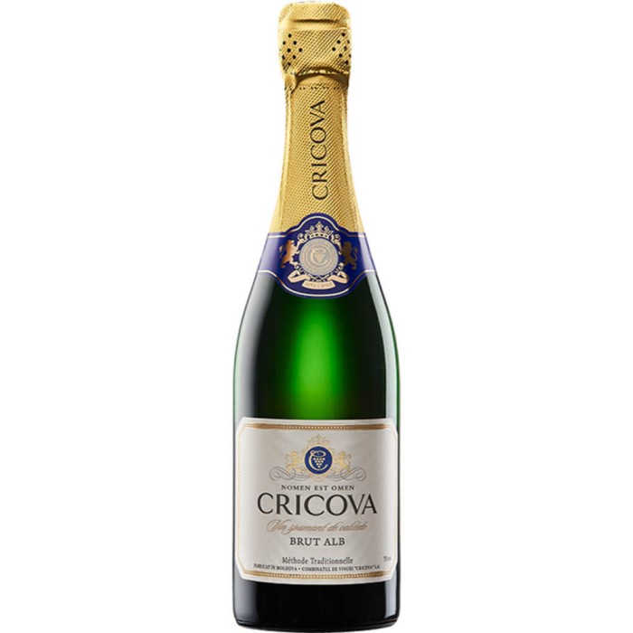 Vin Spumant Alb Brut Cricova Clasic, 0.75l, Alcool 12.5%, Vin Spumant, Vin Alb Spumant, Vin Brut Spumant, Vin Alb Cricova, Vin Spumant Cricova, Vin Br