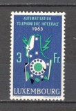 Luxemburg.1963 Automatizarea telefoniei ML.30, Nestampilat